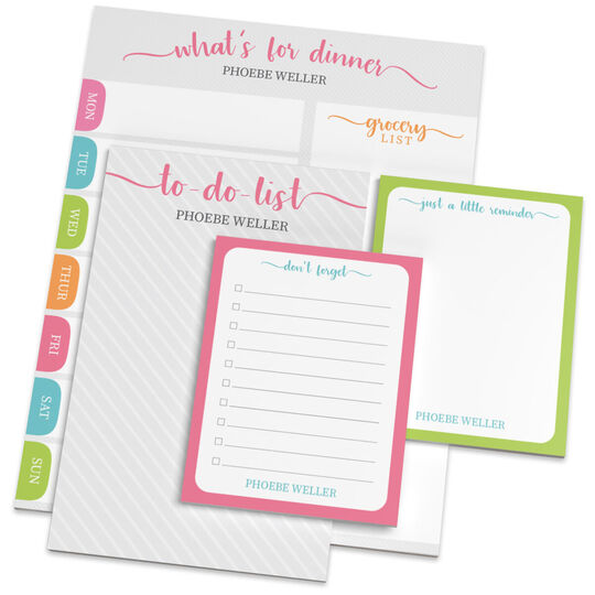What's for Dinner Organizer Notepad Set